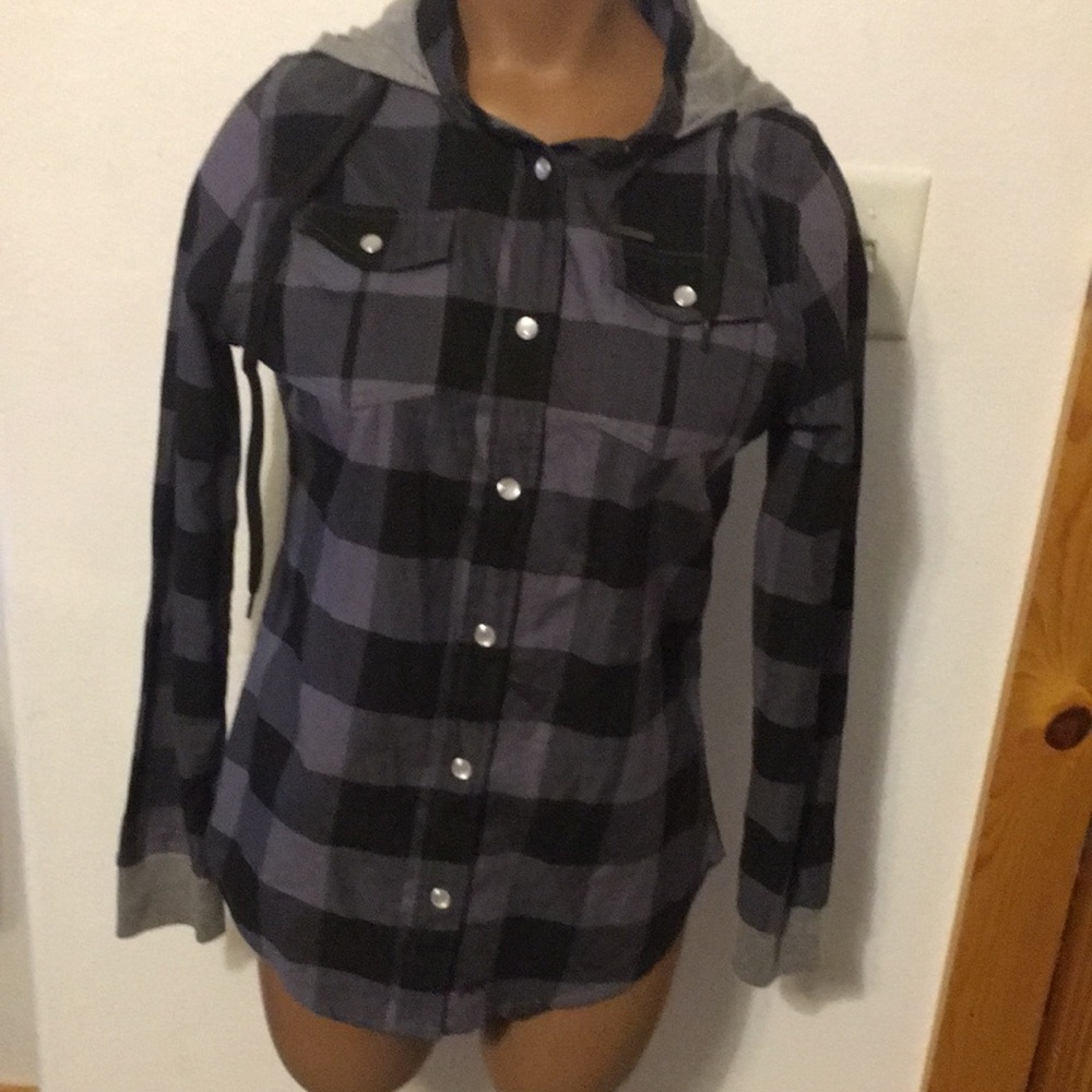 Glamour Kills (GLMR KLL) Original Black with grey hood and cuffs Shirt Jrs. M?